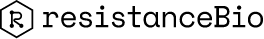 Letter R in hexagon followed by text: resistance Bio