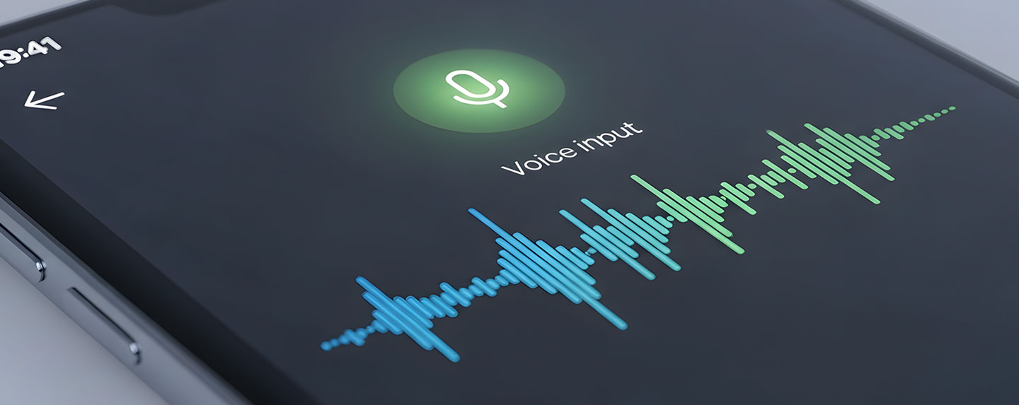Phone showing Voice recording